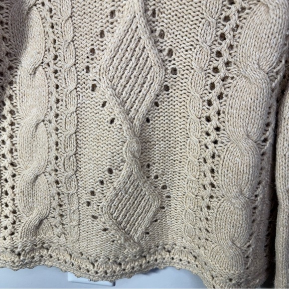 Banana Republic Vintage Wool Angora Rabbit Hair Cashmere Vneck Knit Sweater - Picture 4 of 11